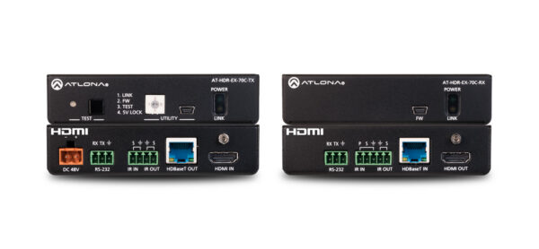 Atlona 4K HDR Receiver w/IR, RS-232, and PoE.