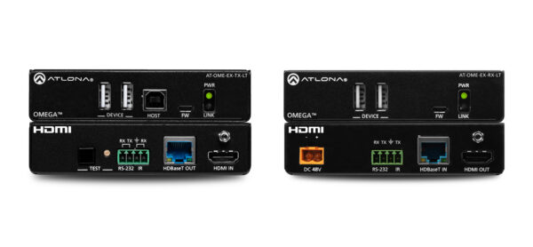 Omega 4K/UHD HDMI Over HDBaseT TX/RX Lite extender Kit with USB, Control and PoE