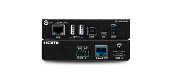 Omega 4K/UHD HDMI Over HDBaseT Transmitter with USB, Control and PoE