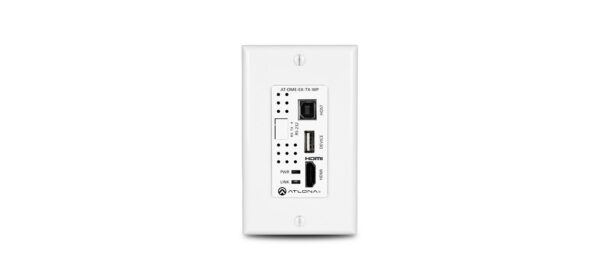 Single Gang  TX Wall Plate with USB Pass Through