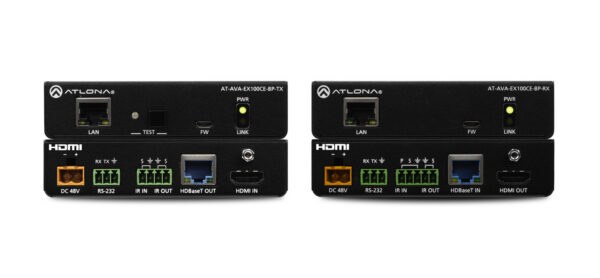 Avance 4K/UHD extended distance HDMI Transmitter and Receiver Kit with RS-232 and IR pass-through and bi-directional power