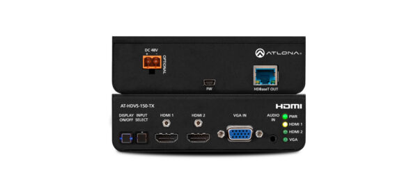(Tx Only) Dual HDMI & VGA/Audio to HDBaseT Switcher
