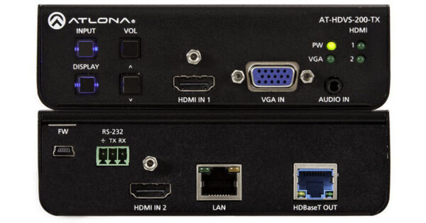 (Tx Only) Three-Input HDBaseT Switcher for HDMI & VGA Inputs