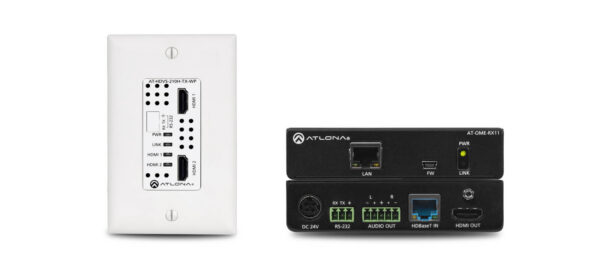 2x HDMI HDBaseT Wall Transmitter with 4K receiver Kit