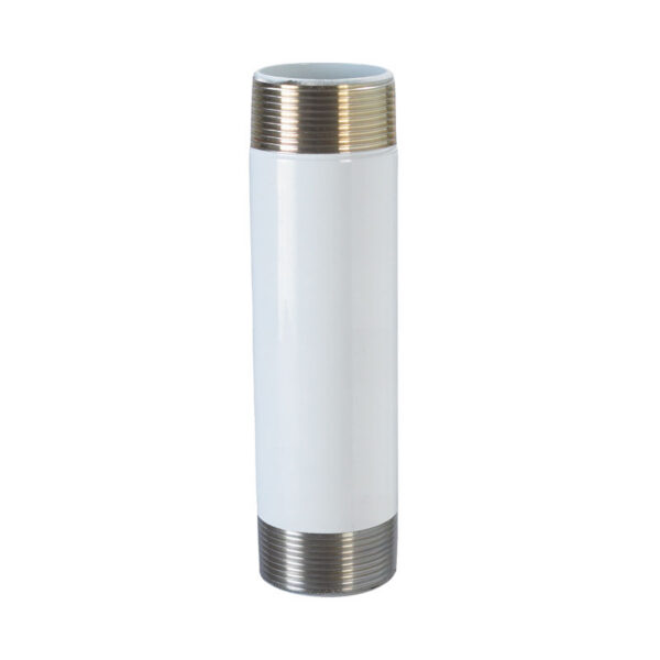 FIXED PIPE 6" WHITE