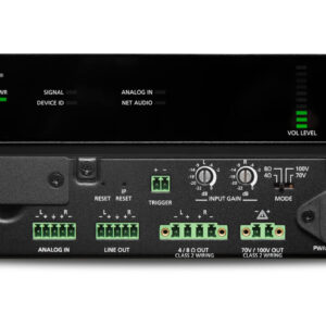 120W Amplifier, 4/8 Ohm x2, 70V/100V x1