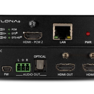 4K HDR Multi-Channel Digital to Two-Channel Audio Decoder