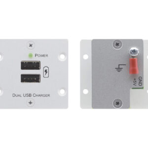 Wall plate insert -Dual port USB charger