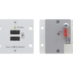 Wall plate insert -Dual port USB charger
