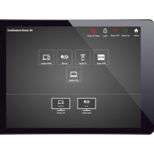 Velocity System 10" VESA Mount Touch Panel with Single Room Velocity Gateway LED (Black) includes Wall Mount Kit