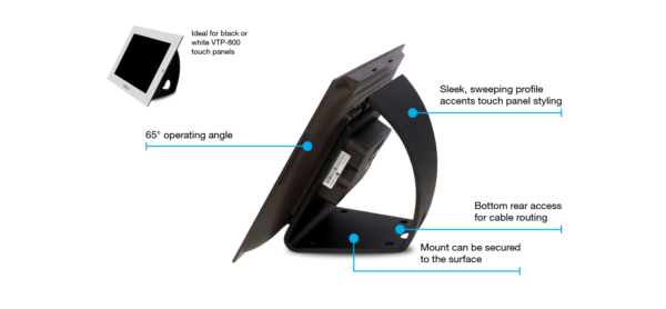 Tabletop Mounting Kit for Velocity Control System Touch Panels
