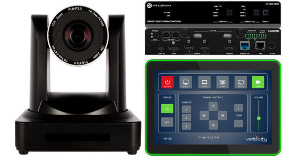 Atlona Room Kit: Pre-Configured Small Conference Room System with Control, PTZ camera, and USB extension