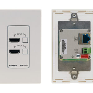 US Size 4K60 4:2:0 2 HDMI to HDBaseT Wall Plate