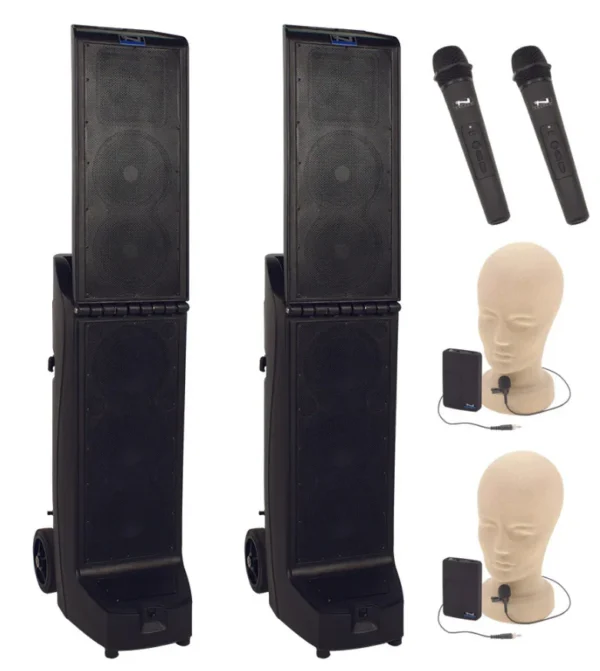 Bigfoot Pair (XU4,R), Anchor-Air & 4 wireless mics