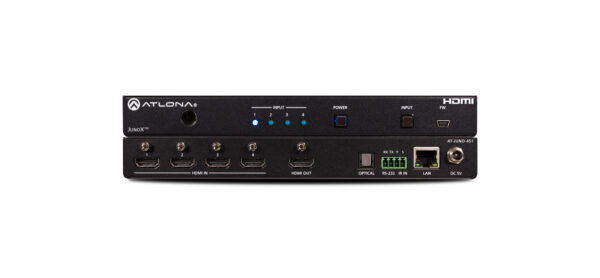 4K HDR Four-Input HDMI Switcher with Auto-Switching