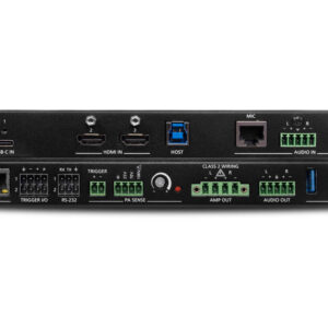 3x1 Video switcher w/ Audio Mixer & Amplifier