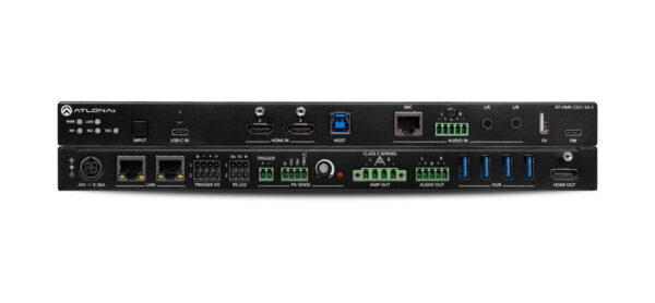 3x1 Video switcher w/ Audio Mixer & Amplifier