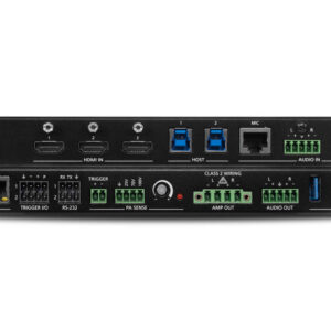3x1 Video switcher w/ Audio Mixer & Amplifier w/ USB-C Input