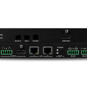Omega 4K/UHD HDMI over HDBaseT Receiver w/Scaler, Ethernet, RS232, Audio Output, and Input HDMI