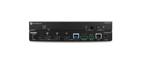 Omega Switching Transmitter with 2x HDMI and 1x USB-C with Analog Audio