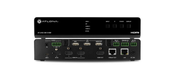 Five-Input Universal Switcher with Wireless Presentation Link