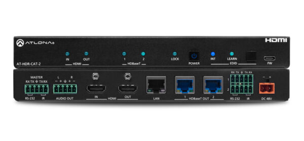 4K/HDR HDMI 2.0b HDBaseT HDMI 1 X 2 Distribution Amplifier